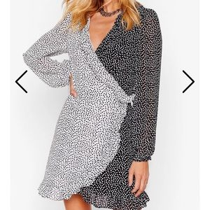 BNWT Nasty gal wrap dress